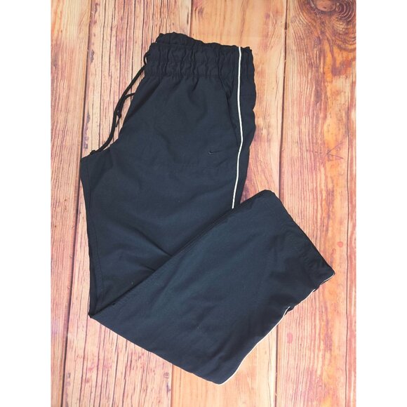 Nike XL Mens Black Track Pants Polyester & Nylon - Picture 3 of 8